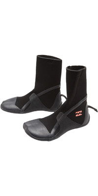 2023 Billabong Womens Synergy 5mm Hidden Split Toe Wetsuit Boots ABJWW00103 - Black